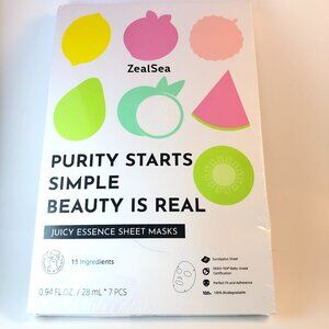 ZealSea Purity Starts Simple Beauty is Real Juicy Essence Sheet Masks